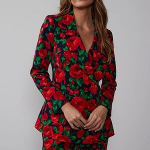 New York & Company rose pantsuit size small blazer and pants